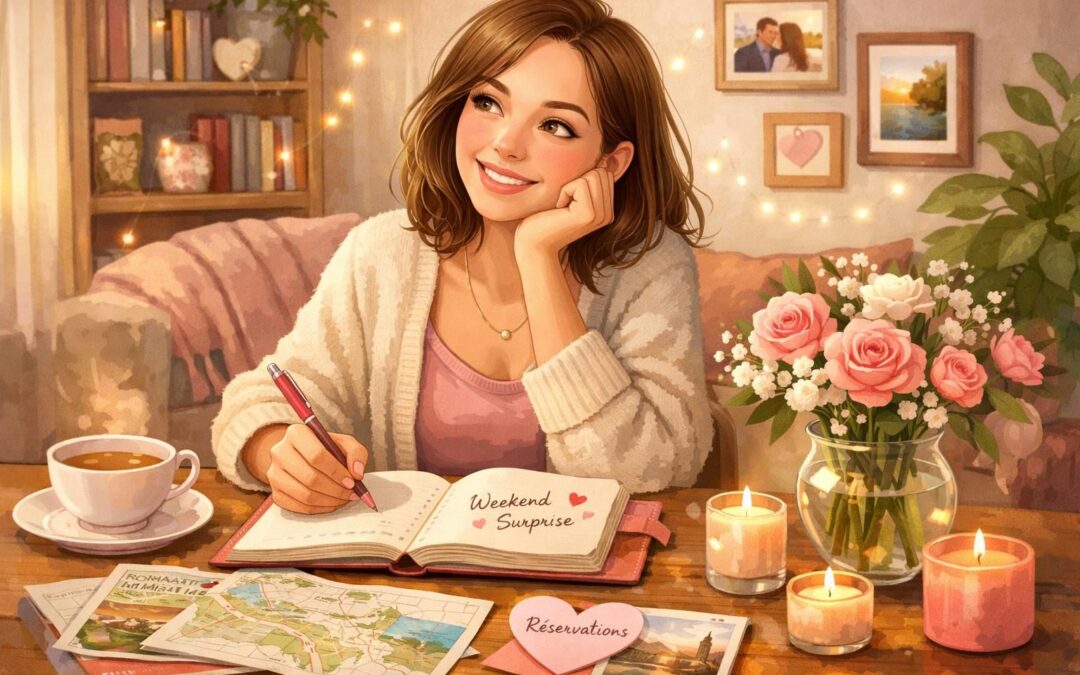 Comment organiser un week-end surprise romantique