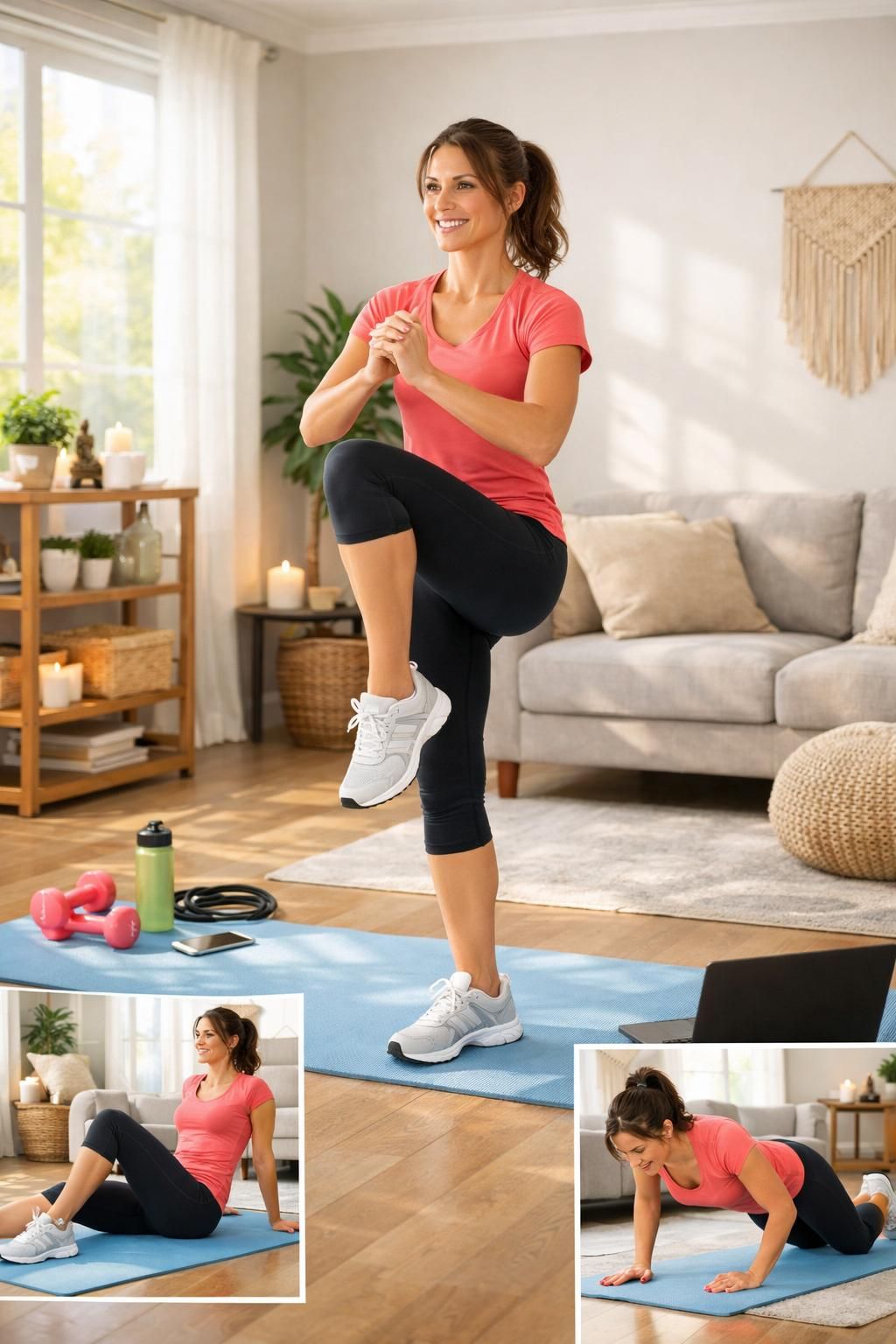 découvrez un programme simple de sport à la maison, idéal pour débuter et rester en forme facilement sans équipement.