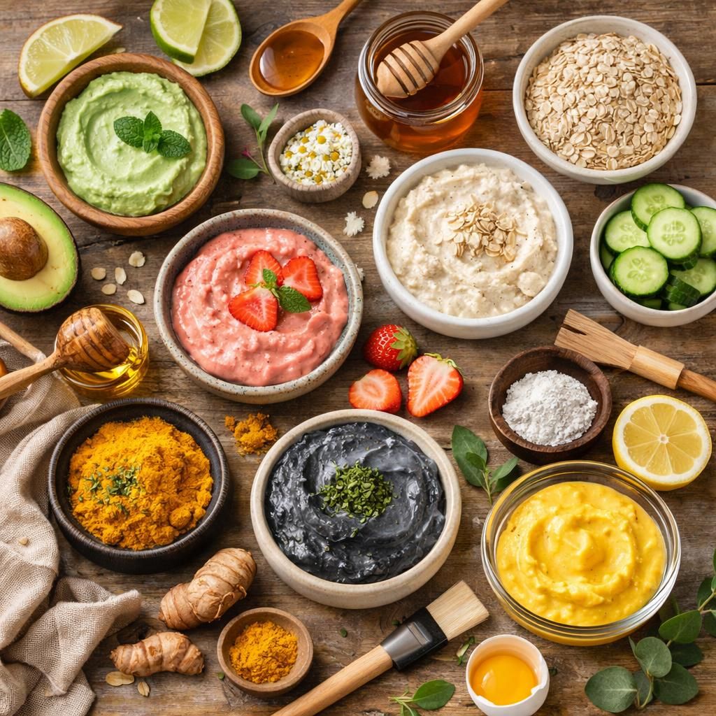 découvrez des recettes simples et efficaces pour créer vos propres masques visage maison, adaptés à tous les types de peau pour un soin naturel et personnalisé.