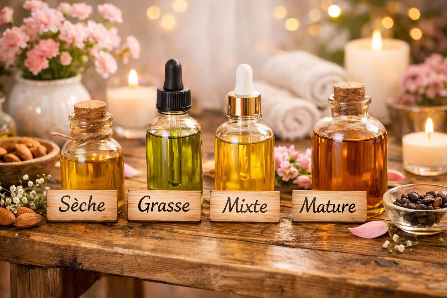 découvrez comment choisir l'huile végétale idéale pour votre visage en fonction de votre type de peau et de vos besoins pour une beauté naturelle et éclatante.