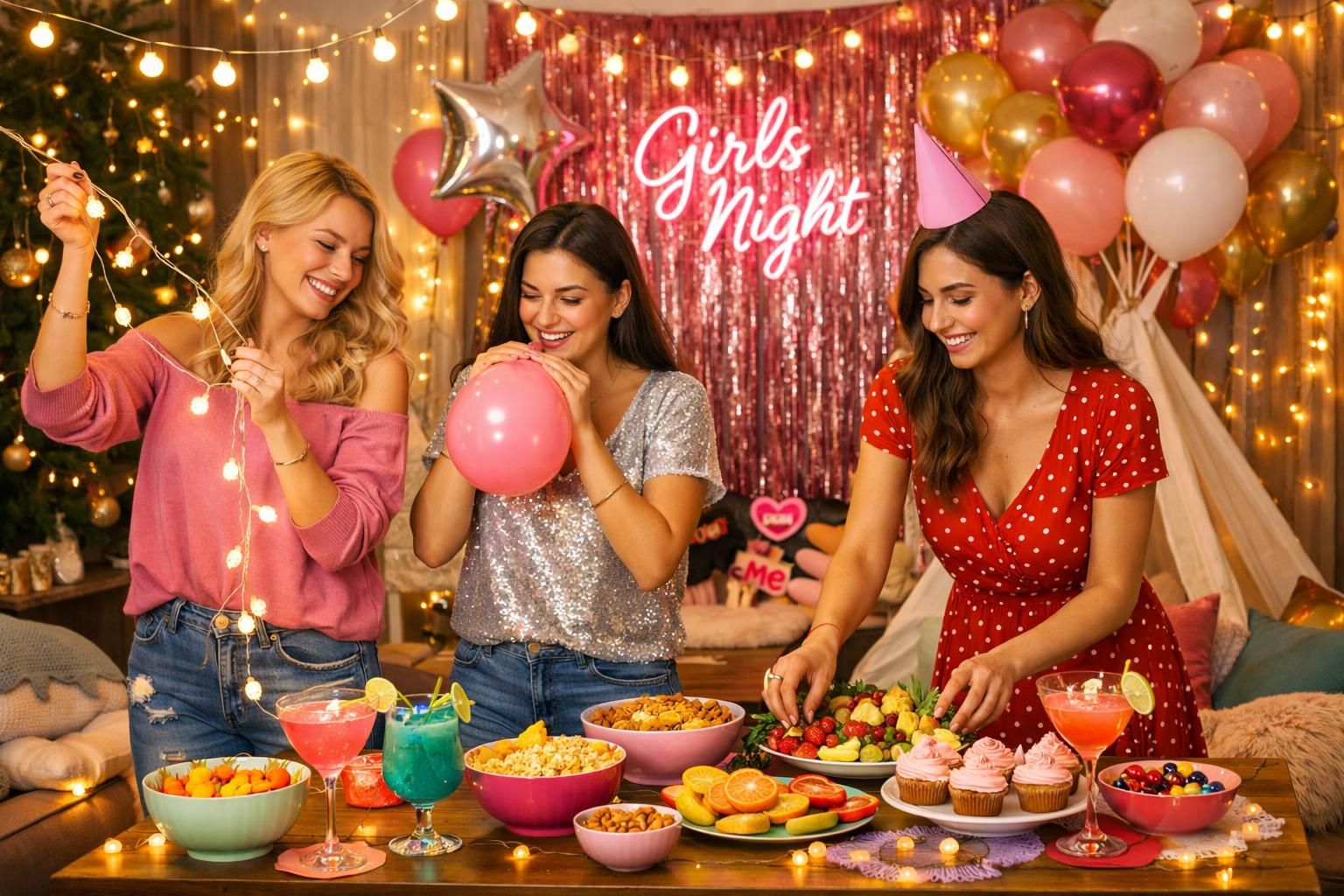 découvrez nos conseils pour organiser une soirée entre filles réussie, pleine de fun, de rires et de moments inoubliables entre amies.