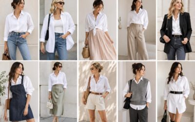 La chemise blanche : 10 façons modernes de la revisiter