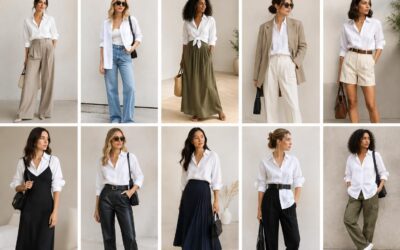 La chemise blanche : 10 façons modernes de la revisiter